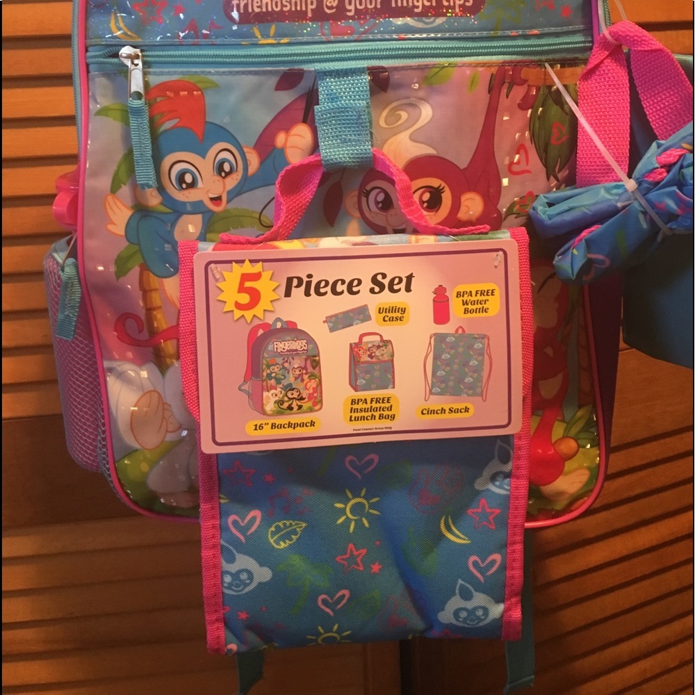 Fingerlings Colorful Backpack - Picture 4 of 8
